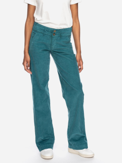 Preview: Cordhose in dunklem Türkis